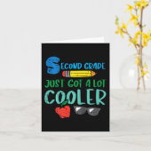 Kinder tweede klas kreeg net koeler 2e eerste dag  kaart (Gele Bloem)