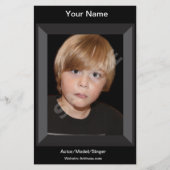 Kinder tweeslachtige modelkoploper Comp/Zed-Kaart Flyer (Voorkant)