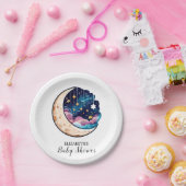 Kinder Twinkle Stars Baby shower Papieren Bordje (Feest)