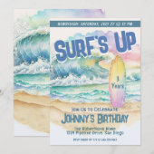 Kinder uitnodiging tot het indienen van een Surf v (Voorkant / Achterkant)