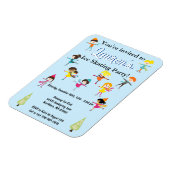 Kinder uitnodiging tot het indienen van wedstrijde magneet (Linkerzijde)