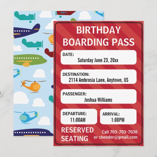 Kinder uitnodiging tot inschrijving (Voorkant / Achterkant)