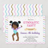 Kinder uitnodiging voor dansfeest (Voorkant / Achterkant)