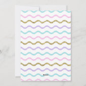 Kinder uitnodiging voor dansfeest (Achterkant)