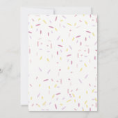 Kinder uitnodiging voor Donut (Achterkant)