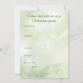 Kinder uitnodiging voor kerstfeest met Teddy Bear (Achterkant)