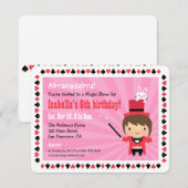 Kinder uitvindingen van Cute Magicia Kaart (Voorkant / Achterkant)