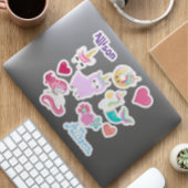 Kinder Unicorn Friends Personalized Fun set Sticker