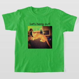 Kinder Unisex Laten we het T-shirt uithangen