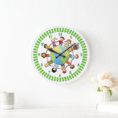 Kinder Unite for Peace Clock Design Grote Klok (Huis)