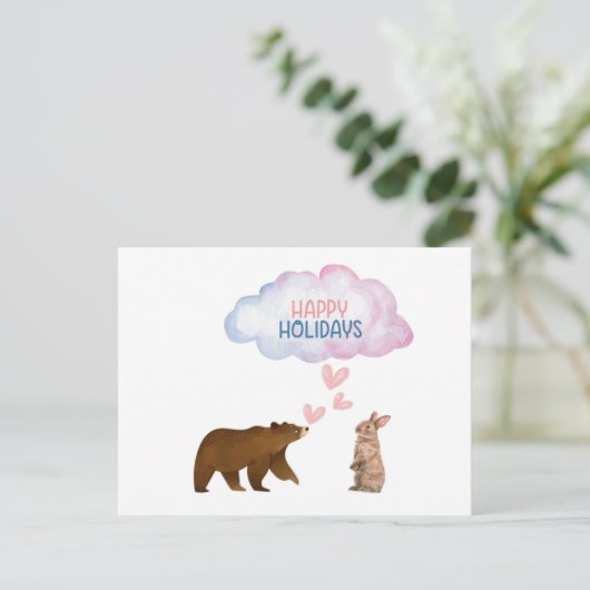 kinder vakantiekaarten briefkaart (Staand voorkant)