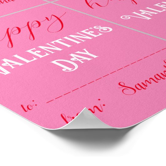 Kinder Valentijn Afdrukbare Custom Print of Downlo (Hoek)