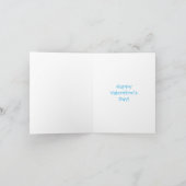 Kinder Valentijn Giraffe Love Kaart (Binnen)