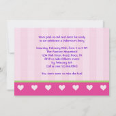 Kinder Valentijn van Panda: Birthday Party Foto In Kaart (Achterkant)