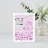 Kinder Valentijnsdag Briefkaarten (Staand voorkant)