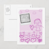 Kinder Valentijnsdag Briefkaarten (Voorkant / Achterkant)