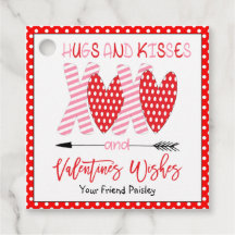 Kinder Valentijnsdag Hugs en Kisses