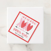 Kinder Valentijnsdag Hugs en Kisses Bedankjes Labels (In situ)