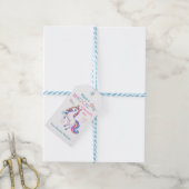 Kinder Valentijnsdag Magische Unicorn Cadeaulabel (Met Touw)