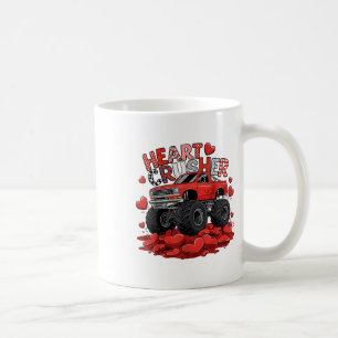 Kinder Valentijnsdag Monster Truck Boys Peuter Cru Koffiemok