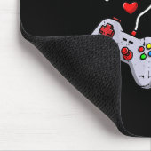 Kinder Valentijnsdag van het Hart Video-Game Contr Muismat (Hoek)