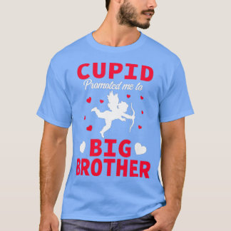 Kinder Valentijnsdag Zwangerschap Aankondiging bro T-shirt