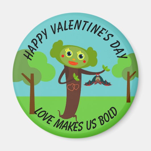 Kinder Valentijnse feestdag Magneet (Voorkant)