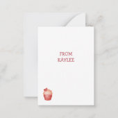 Kinder Valentijnse klaslokalen Notitiekaartje (Achterkant)