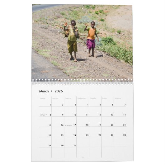 KINDER VAN AFRIKA Wandkalender Kalender (Mar 2026)
