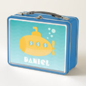 Kinder van Cute Yellow Submarine Underwater Vessel (Voorkant)