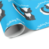 Kinder van Skunk Birthday Party Cadeaupapier (Rol Hoek)