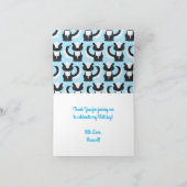 Kinder van Skunk Birthday Party Kaart (Binnen)