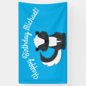 Kinder van Skunk Birthday Party Spandoek (Verticaal)