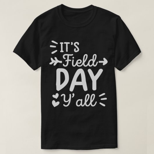 kinder veld dag geel veld t-shirt leraar (Design voorkant)