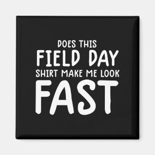 kinder veld dag geel veld t-shirt leraar magneet