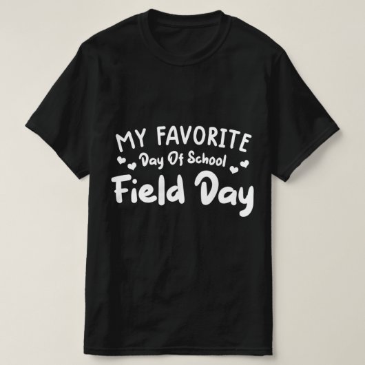 Kinder velddag geel kinder velddag t-shirt thee (Design voorkant)