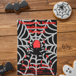 Kinder Venom Halloween Party Kaart