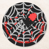 Kinder Venom Halloween Party Ronde Kartonnen Onderzetter (Voorkant)