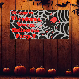 Kinder Venom Halloween Party Spandoek