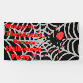 Kinder Venom Halloween Party Spandoek (Horizontaal)