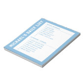 Kinder Verantwoordelijkheid die Klaar AM PM Checkl Notitieblok (Linkerzijde)