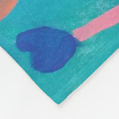 Kinder verf fleece deken (Hoek)