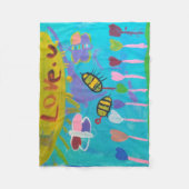 Kinder verf fleece deken (Voorkant)
