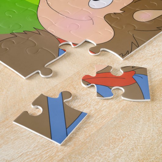 Kinder verhaal Puzzle - Drie kleine Varkens Legpuzzel (Zijkant)