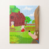 Kinder verhaal Puzzle - Drie kleine Varkens Legpuzzel (Verticaal)