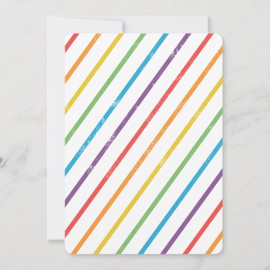 Kinder verjaardagsfeestdag kaart (Achterkant)