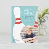 Kinder verjaardagsfeestje voor foto's kaart (Staand voorkant)