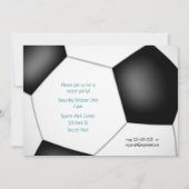 kinder verjaardagssterren voetballen aankondiging (Achterkant)