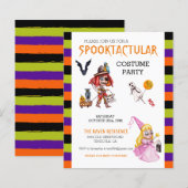 Kinder verkleed feest Halloween snoep of een trakt (Voorkant / Achterkant)