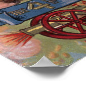 Kinder verlichting vuurwerk poster (Hoek)